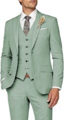 Men Suit 3 Piece Slim Fit Suit for Men Formal Business Suit Wedding Groom Prom Tuxedo Dinner Party
