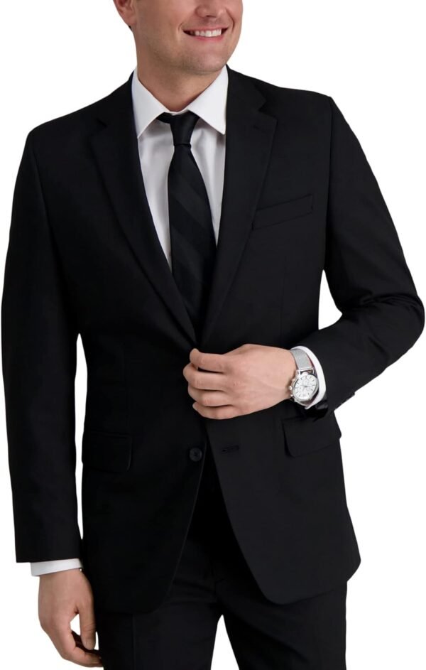Men Premium Tailored Fit Solid Suit Separates-Pants and Jackets (Regular and Big and Tall) - Image 2