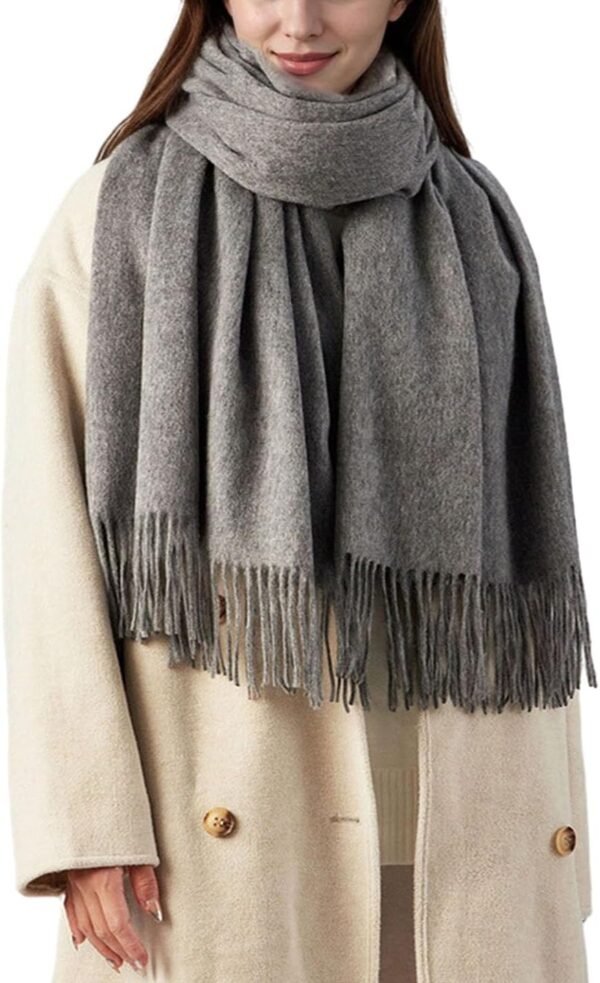 Women Cashmere Scarf (Baby Alpaca) Large Soft Warm plaid shawls Wraps for Winter men Scarves Gifts