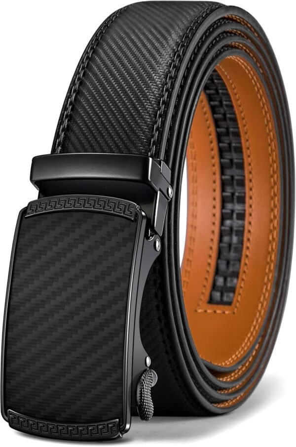 Men Belt,Slide Ratchet Belt For Gift Men Dress Pant Shirt Oxfords,Trim To Fit