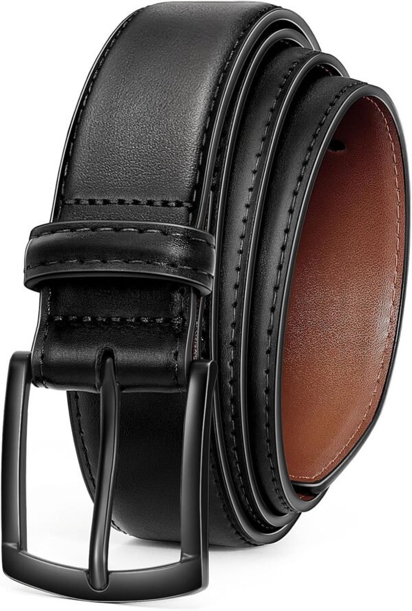 Men Belt Leather Belt for Men Dress Casual Golf Jeans Pants 1 3/8"