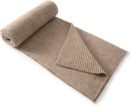 Cashmere Wool Scarf, Ultra Soft Classic Ribbed Solid Color Winter Scarf for Men and Women with Gift Box