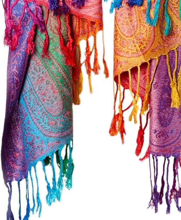 Fashion Women Silk Scarf Luxury Satin Shawl Wraps