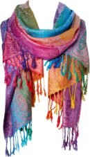Fashion Women Silk Scarf Luxury Satin Shawl Wraps